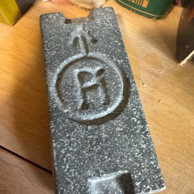Sale Photo Thumbnail #429: Hermès 'H' Logo Granite Paperweight