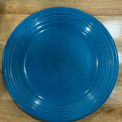 Sale Photo Thumbnail #715: Homer Laughlin Fiesta Dinner Plate - Cobalt Blue