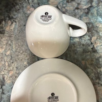 Konitz Coffee Bar Espresso Cup and Saucer