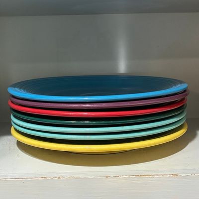 Sale Photo Thumbnail #717: Homer Laughlin Fiesta Dinner Plate - Cobalt Blue