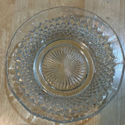 Sale Photo Thumbnail #949: Indiana Glass Diamond Point Clear Salad Plate