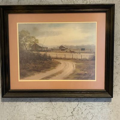 Sale Photo Thumbnail #372: Gene Speck "Barnyard" Print