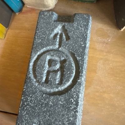 Sale Photo Thumbnail #431: Hermès 'H' Logo Granite Paperweight