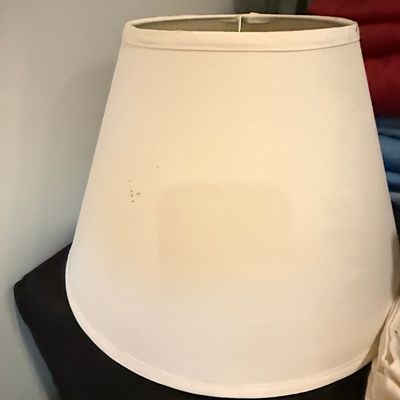 Sale Photo Thumbnail #971: Off-White Linen Empire Lamp Shade
