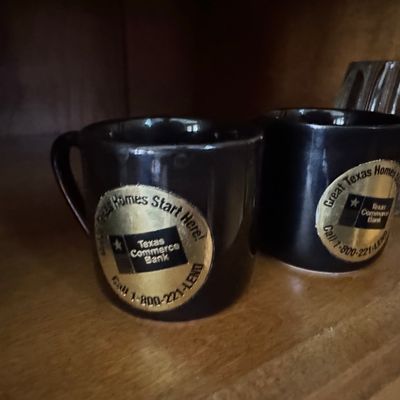 Sale Photo Thumbnail #881: Texas Commerce Bank Promotional Mugs
