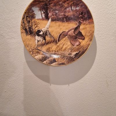 Sale Photo Thumbnail #931: Royal Grafton 'Pheasants in Flight' Collector Plate by Derek Braithwaite