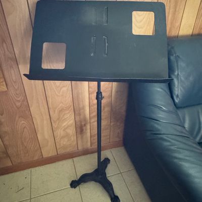 Sale Photo Thumbnail #94: Vintage Cast Iron Sheet Music Stand