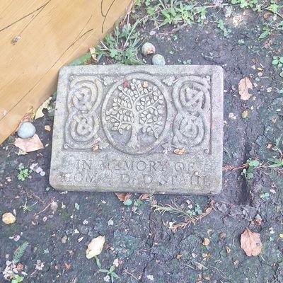 Sale Photo Thumbnail #542: Carruth Studio Celtic Tree of Life Memorial Garden Stone