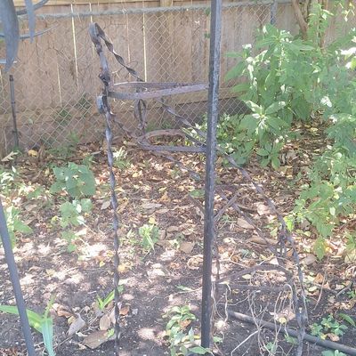 Sale Photo Thumbnail #65: Wrought Iron Spiral Plant Stand