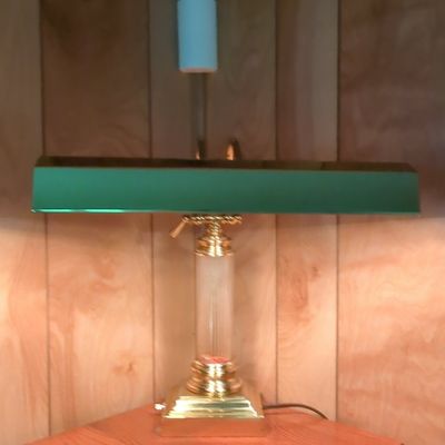 Sale Photo Thumbnail #98: House of Troy Banker's Style Desk Lamp