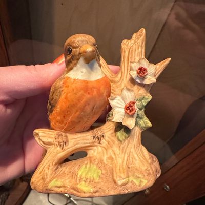 Sale Photo Thumbnail #376: Seymour Mann Porcelain Cardinal Figurine