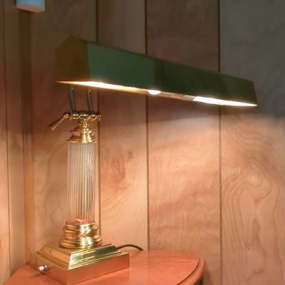 Sale Photo Thumbnail #99: House of Troy Banker's Style Desk Lamp