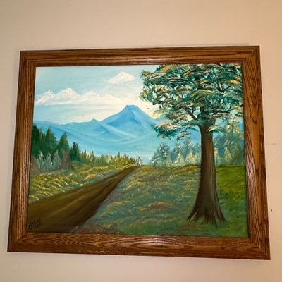 Sale Photo Thumbnail #193: M. Stahl Landscape Painting (2001)