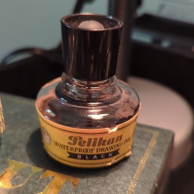 Sale Photo Thumbnail #1001: Pelikan Tusche 17 Black Waterproof Drawing Ink