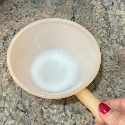 Sale Photo Thumbnail #946: Fire-King Peach Luster Beehive Soup Bowl