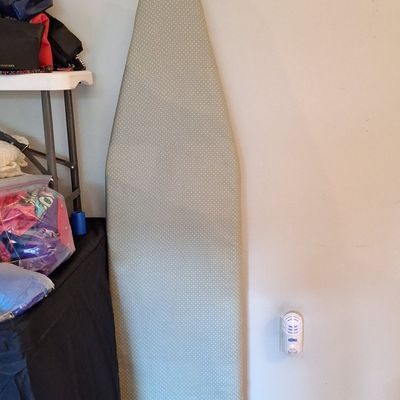 Sale Photo Thumbnail #141: Wall-Mounted Ironing Board with Chrome Bracket