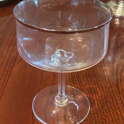 Sale Photo Thumbnail #85: Lenox Moonspun Platinum Rimmed Cocktail Coupe
