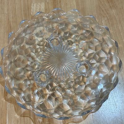 Sale Photo Thumbnail #633: Fostoria American Clear Glass Compote or Tazza