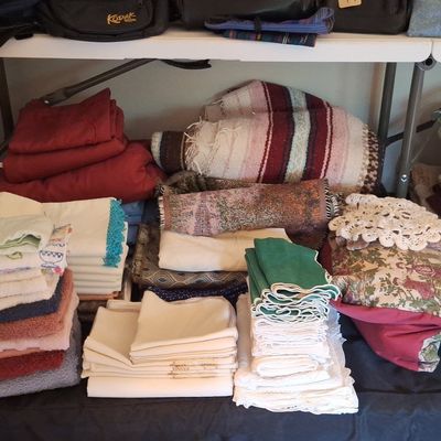 Sale Photo Thumbnail #54: Assorted Vintage Household Linens and Textiles Collection