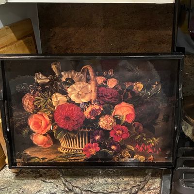 Sale Photo Thumbnail #261: Lord & Taylor Floral Decorative Tray