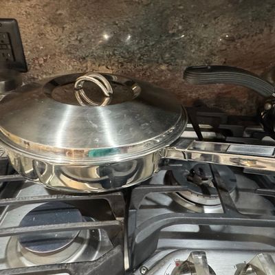 Sale Photo Thumbnail #609: Tramontina Fundo Triplo Stainless Steel Skillet