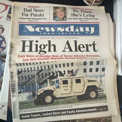 Sale Photo Thumbnail #534: Newsday Newspaper, September 11, 2002