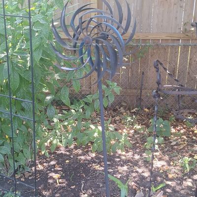 Sale Photo Thumbnail #159: Kinetic Garden Wind Spinner with Dual-Direction Blades
