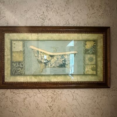 Sale Photo Thumbnail #282: Decorative Bathtub Wall Art Print