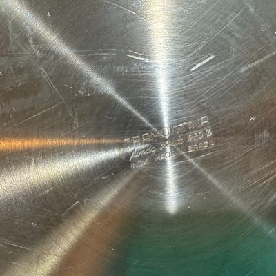 Sale Photo Thumbnail #610: Tramontina Fundo Triplo Stainless Steel Skillet