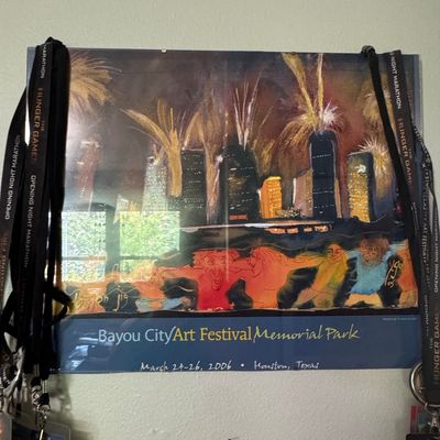 Sale Photo Thumbnail #852: Bayou City Art Festival Memorial Park 2006 Poster