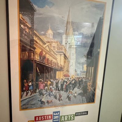 Sale Photo Thumbnail #405: 2000 Austin Fine Arts Festival Poster by Charles Searles