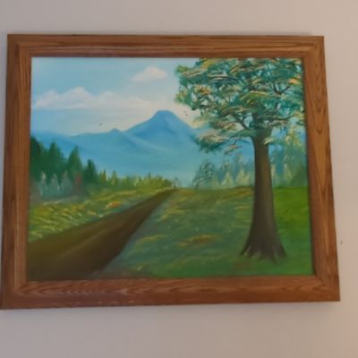 Sale Photo Thumbnail #354: M. Stahl Landscape Painting, 2001