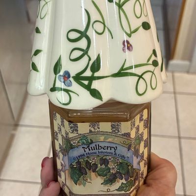 Sale Photo Thumbnail #791: Home Interiors & Gifts Mulberry Candle Lamp