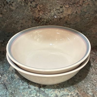 Sale Photo Thumbnail #597: Pfaltzgraff Aura Pink serving bowls