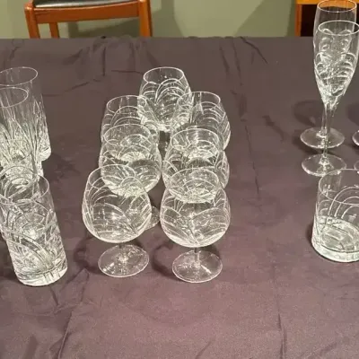 Miller Rogaska Crystal (set Of 21)