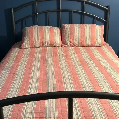 Queen Size Bed With Box Spring (bedding Included)