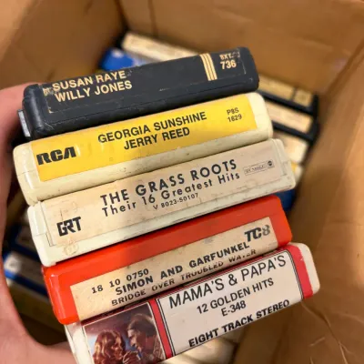 Sale Photo Thumbnail #116: 8-tracks lot