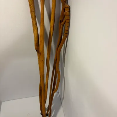 Sale Photo Thumbnail #149: 6 Wooden walking sticks