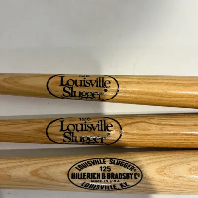Sale Photo Thumbnail #348: 3 Signed mini bats