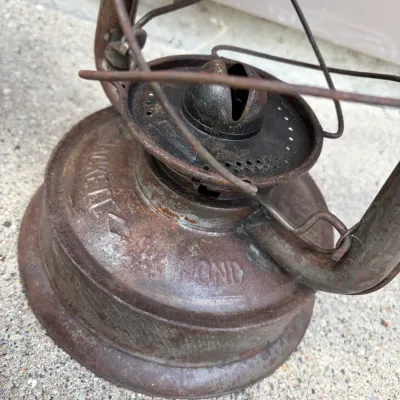 Sale Photo Thumbnail #388: 2 Antique lanterns (no glass), jack, bottle capper