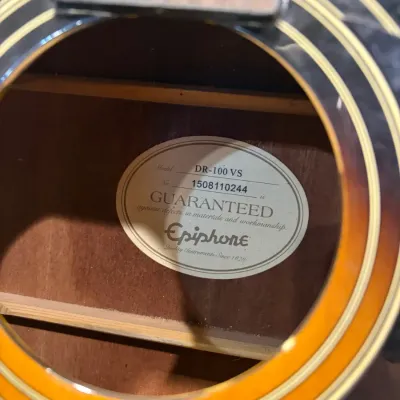 Sale Photo Thumbnail #58: Epiphone acoustic guitar, no strings