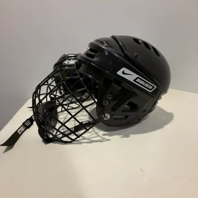 Sale Photo Thumbnail #277: Lot of 3 hockey helmets