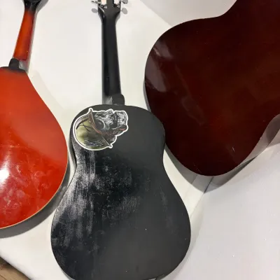 Sale Photo Thumbnail #164: Guitar, small bass, mandolin
