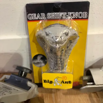 Sale Photo Thumbnail #302: 3 regulators, gear shift knob, small vise