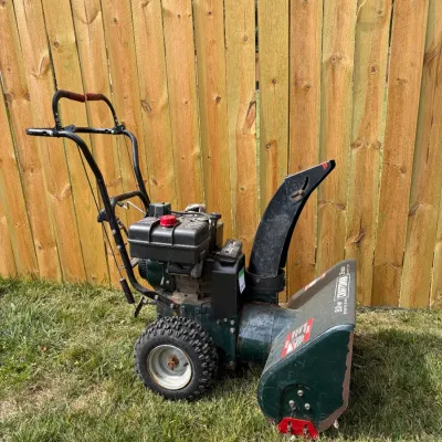 Sale Photo Thumbnail #398: Snow blower; has compression, unknown condition