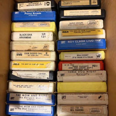 Sale Photo Thumbnail #117: 8-tracks lot