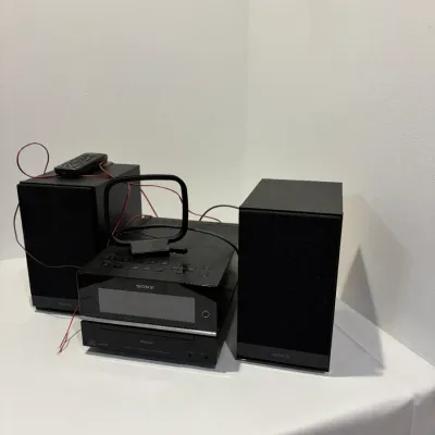 Sale Photo Thumbnail #192: Sony CD/Bluetooth, iPod player & speakers