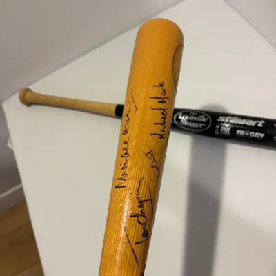 Sale Photo Thumbnail #131: 2 Wooden collector baseball bats