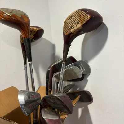 Sale Photo Thumbnail #256: Golf club lot (x13)
