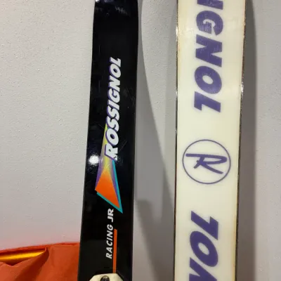Sale Photo Thumbnail #271: Vintage The Everest hiking pack and Rossignol all terrain junior skis